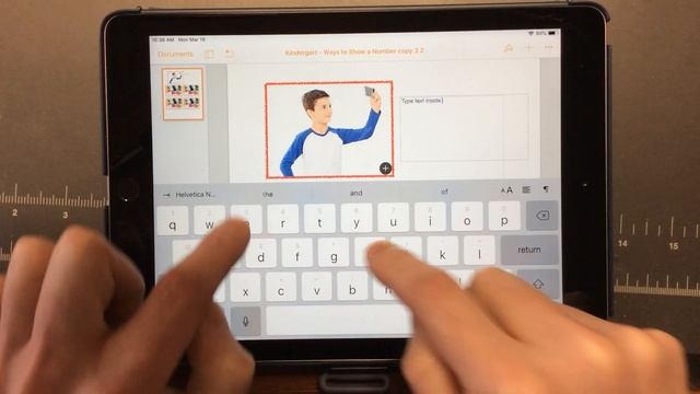 Add and format a textbox in iPad Pages смотреть онлайн