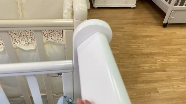 Детская кроватка маятник универсальный АБ 21 Лаванда-Лель( Кубаньлесстрой) смотреть онлайн