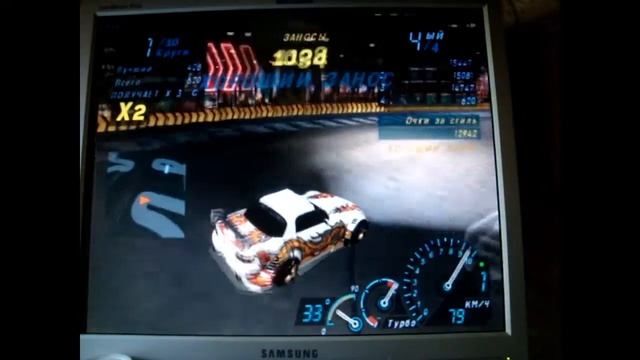 NEED FOR SPEED UNDERGROUND (превоночальное обучение дривту) смотреть онлайн
