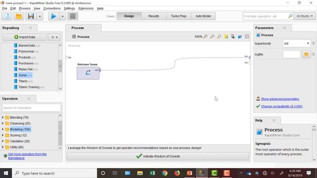 Tutorial RapidMiner-User Interface смотреть онлайн