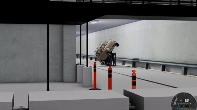 ЗАЗ 965: необычный краш-тест с манекенами в BeamNG.drive смотреть онлайн