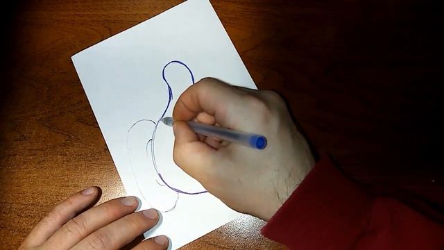 Большой палец вверх рисую шариковой ручкой смотреть онлайн