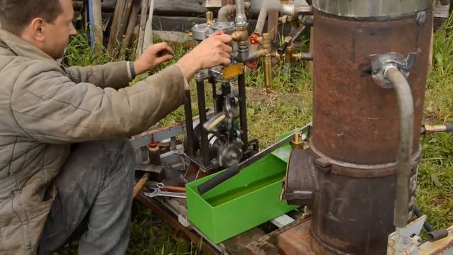 Паровая машина. Первый запуск. смотреть онлайн