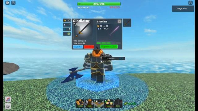 Pumpkin Gladiator skin showcase | Tower Defense Simulator (Roblox) смотреть онлайн