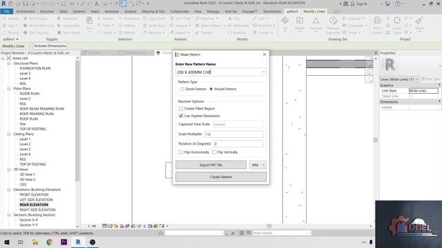 HOW TO CREATE PATTERN IN REVIT смотреть онлайн