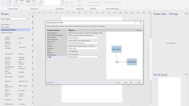 Using Visio to create a flowchart from Excel and update Excel from Visio смотреть онлайн