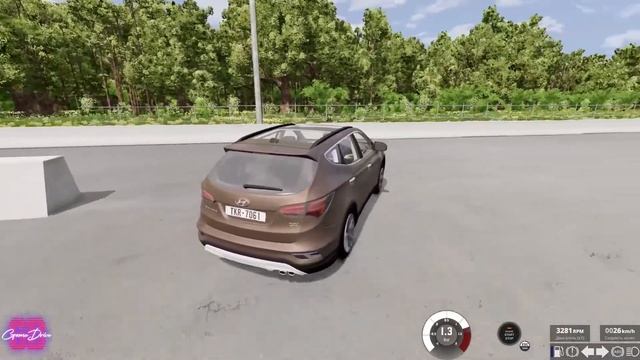 Мод Hyundai Santa Fe для BeamNG.drive смотреть онлайн