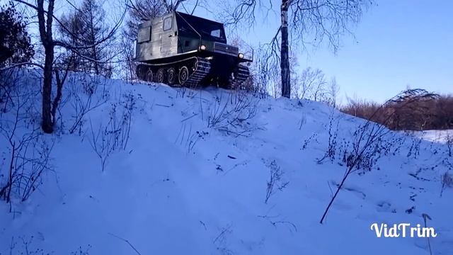 Самодельный гусеничный вездеход ПСП1 г. Хабаровск смотреть онлайн