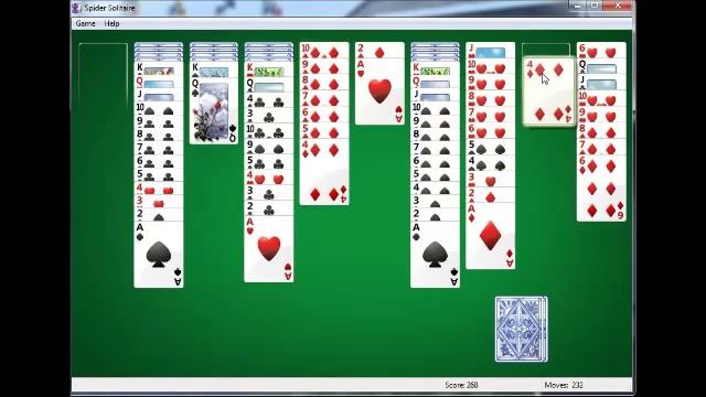 Spider Solitaire 4 Suits Win Part 2 смотреть онлайн