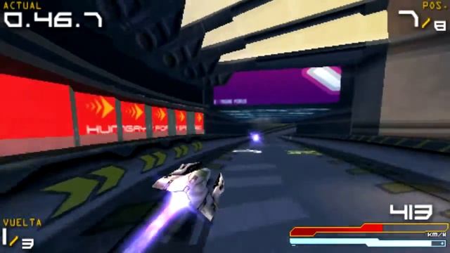 PSP | Wipeout Pure | Gameplay смотреть онлайн