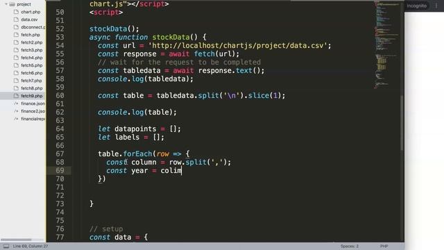 How to Update Chart Data with CSV File in Chart JS смотреть онлайн