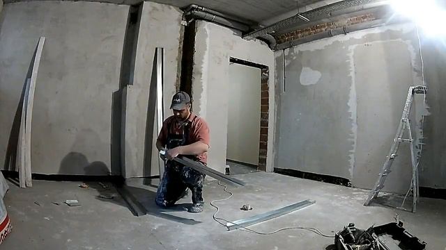 Монтаж перегородки из гипсокартона. Гк перегородка из тонкого профиля. смотреть онлайн