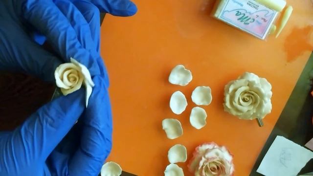 Роза императрица Фарах (полимерная глина)/ rose Empress Farah (polymer clay) смотреть онлайн