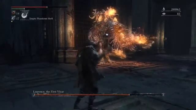 Bloodbourne NG+ Awesome Journey DLC part 4 Laurence the fist Vicar is so difficult смотреть онлайн