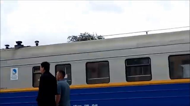 Поезд «Казахстан» 007Р Алматы — Уральск в Актобе ч. 5 Train 