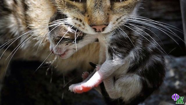 Кошка подложила котят на кровать к хозяину — и пошла спать. Так муж стал папкой для котят… смотреть онлайн