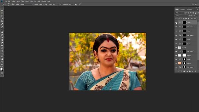 karthika deepam Deepa Black to White || Real Beauti of Deepa || Deepa Makeup Photoshop Tutorial смотреть онлайн