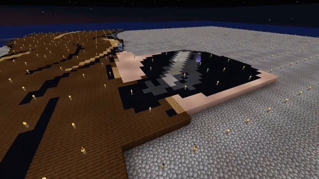 Making a pixel art map in Minecraft Survival to surprise our friend смотреть онлайн