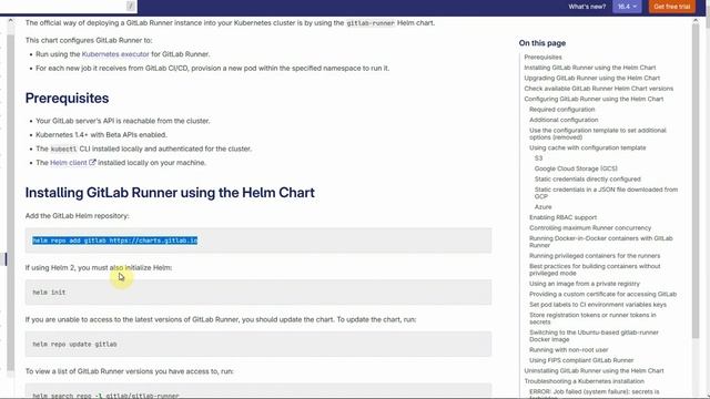 Install and Configure GitLab Runner on Kubernetes using Helm смотреть онлайн