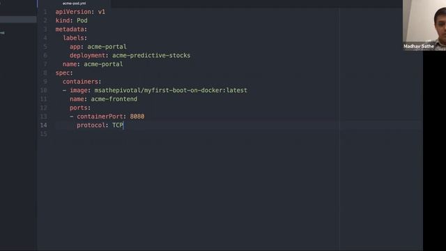 PKS demo part2 - Creating POD and Service YML смотреть онлайн