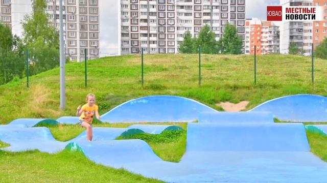 Отдых жителей в парке 850-летия Москвы смотреть онлайн