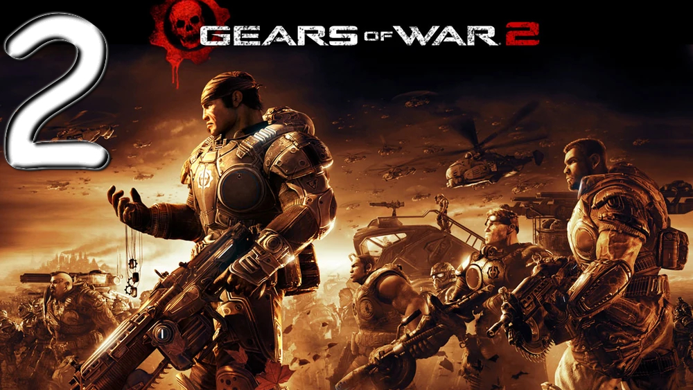 ? XBOX 360 ⚙ Gears of War 2. Act 2: Denizens. Часть 2