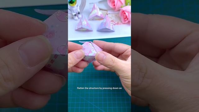 How to make a three dimensional triangle.#parentchild #children #handmade #kindergarten #diy смотреть онлайн