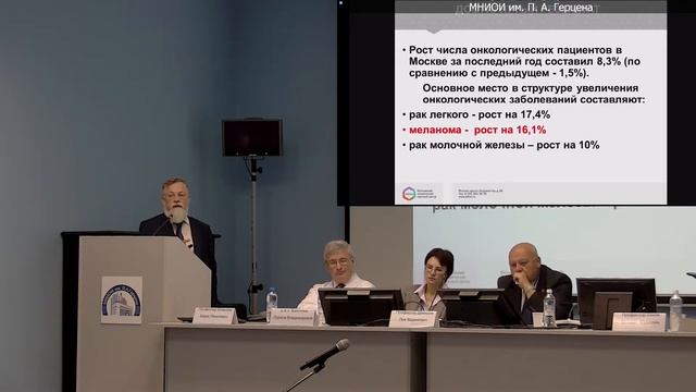 Московский опыт лечения больных диссеминированной меланомой. смотреть онлайн
