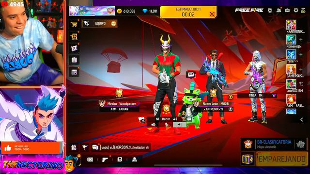 TRAJE A TINCA PARA LLEGAR A GRAN MAESTRO EN FREE FIRE 🔥 ESCUADRA LEGENDARIA 🔥 смотреть онлайн