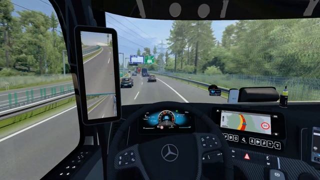 [ ETS 2 1.45 ] MERCEDES ACTROS MP5 | REALISTIC DRIVING смотреть онлайн