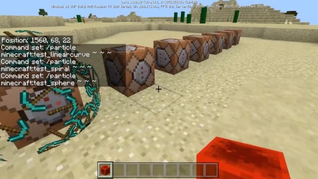 Minecraft Bedrock Edition Particles Commands 1.8.0.10 Beta смотреть онлайн
