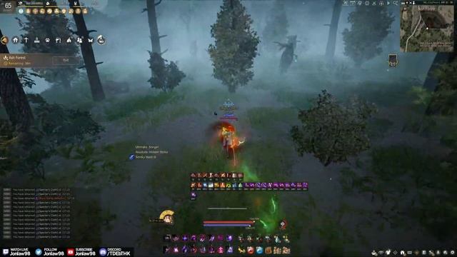 Ash Forest BUFFED - 7300+ Loot (No Agris) Succession Dark Knight | Black Desert смотреть онлайн