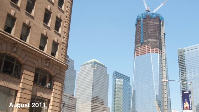 One World Trade Center photo montage 2007 - 2015 смотреть онлайн