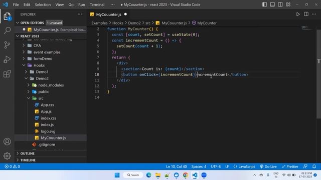 Hooks in React JS in Hindi | useState Hook in React JS in Hindi in 2023 | Part-3 смотреть онлайн