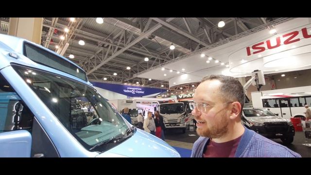 Сходили на выставку грузовиков с Ромой смотреть онлайн