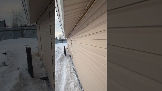 Дом сайдингом зимой что получилось смотреть онлайн