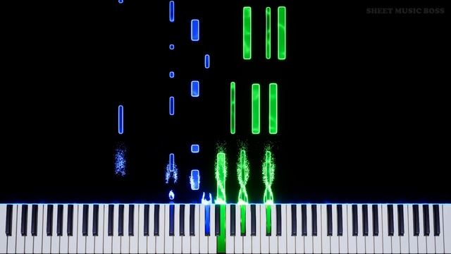 CORE (from Undertale) - Piano Tutorial смотреть онлайн