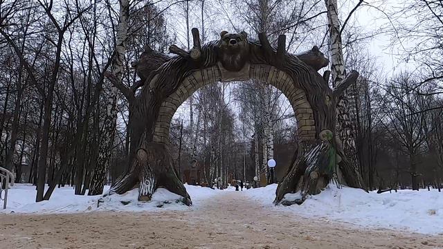 Москва/ парк Лианозово/ каток/ атракционы/ Москва зимняя смотреть онлайн