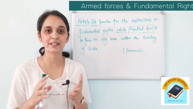 Article 33, 34 & 35 || Armed Forces & Fundamental Rights || Indian Polity || смотреть онлайн
