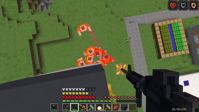 АУЫЛҒА МУТАНТ АЙШУАК -ТАР ШАБУЫЛ ЖАСАДЫ қазақша майнкрафт казакша смотреть онлайн