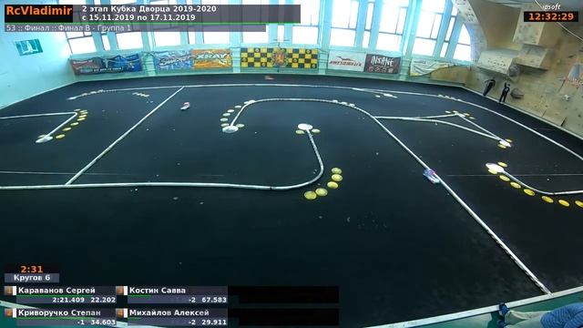 2019/2020 Кубок Дворца 2 Этап IPSOFT Euro Truck B-Main 1 смотреть онлайн
