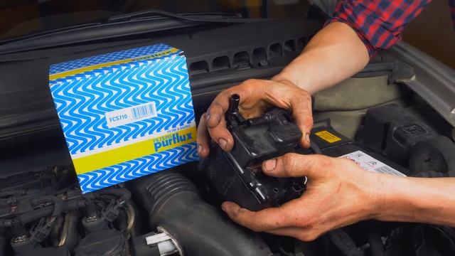 How to replace the diesel fuel filter CITROEN C3 1.6 HDI ⛽ смотреть онлайн