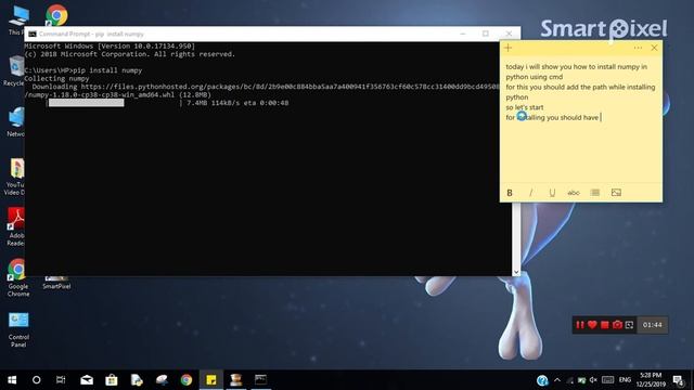 Install Numpy in Python using CMD (easiest method 100% working) смотреть онлайн