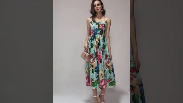 Delocah летние женские модные взлетно посадочной полосы вечерние платье трапециевидной формыDelocah смотреть онлайн