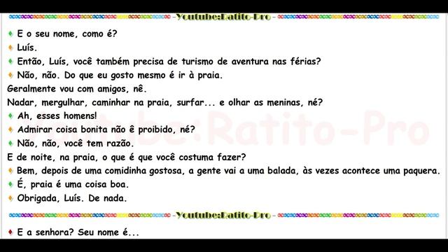Diálogos em Português - A2 - 2 смотреть онлайн