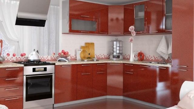 Маленькие угловые кухни. В этом разделе представлены гарнитуры для маленьких угловых кухонь смотреть онлайн