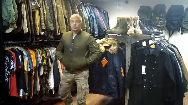 Куртка бомбер MA1 Vintage смотреть онлайн