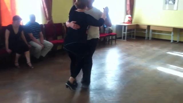Танго клуб "Edissa DNI Tango" ревью урока, показывают ученики клуба. смотреть онлайн
