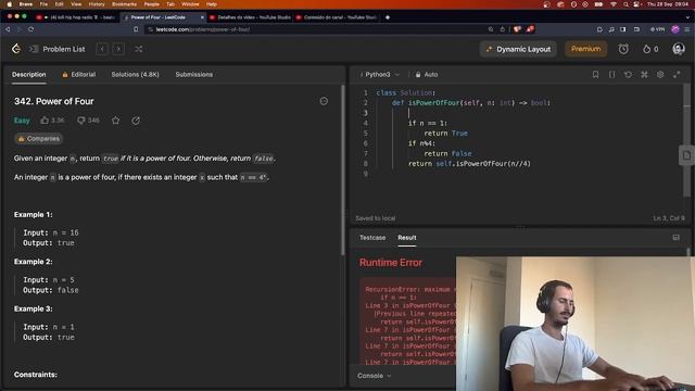 ?Solving All LeetCode Problems with PYTHON ? - 342 Power of Four смотреть онлайн