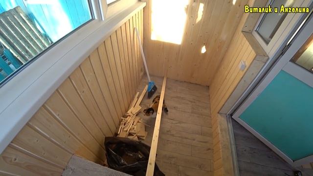 ЗАКОНЧИЛ РЕМОНТ БАЛКОНА / АНГЕЛИНА СДЕЛАЛА НОВЫЕ НОГТИ / ЖЕНА В ШОКЕ / БАЛКОН ДЛЯ КОШЕК И СОБАК смотреть онлайн